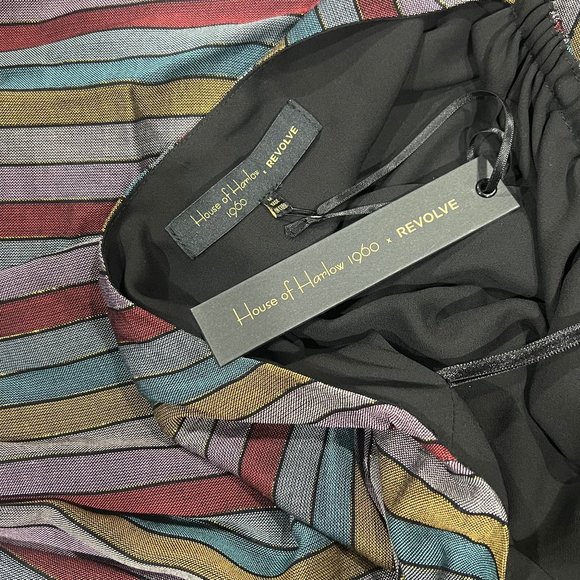 HOUSE of HARLOW 1960 x REVOLVE Cecily Midi Halter Dress - Size M / NWT - Picture 7 of 10